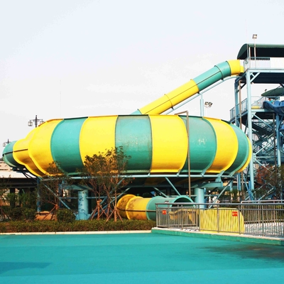 corrediças de água gigantes do espaço das corrediças de água da fibra de vidro do parque do Aqua do divertimento da plataforma de 16m