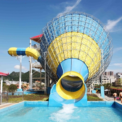 Corrediça galvanizada do furacão do aço carbono para o equipamento do parque do Aqua/do parque água da fibra de vidro