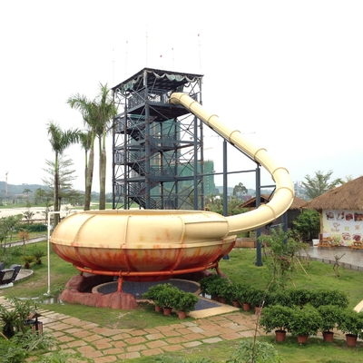 Corrediça da bacia do espaço do passeio da alegria/FRP + equipamento de aço inoxidável do jogo para escolas/parque da água
