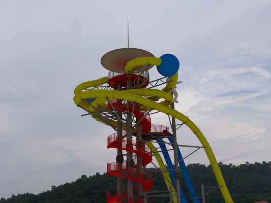 Corrediça de água nova espiral aberta extraterrestre do estilo das corrediças de água da fibra de vidro/da corrediça água do parque