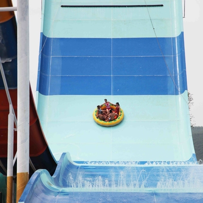 Corrediça de água da piscina do cogumelo do arco-íris do divertimento/equipamento exterior do jogo da água
