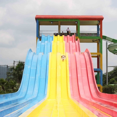 Corrediças de água de alta velocidade feitas sob encomenda para adultos, corrediças do parque temático de água coloridas para o parque gigante do Aqua