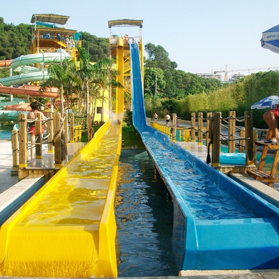 Corrediças de água feitas sob encomenda do artigo geral do parque da água, corrediça de água plástica adulta de alta velocidade para o parque do Aqua