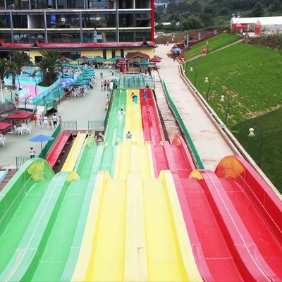 Corrediças de água de alta velocidade feitas sob encomenda para adultos, corrediças do parque temático de água coloridas para o parque gigante do Aqua