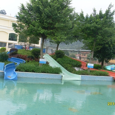 corrediças de água das crianças da fibra de vidro da altura de 2m, corrediça para crianças, parque da montanha da água da Pai-criança