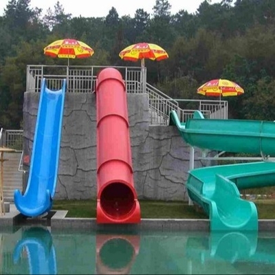 Equipamento do parque da água das corrediças de água das crianças comerciais da fibra de vidro para a piscina