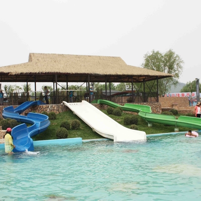 Equipamento do parque da água das corrediças de água das crianças comerciais da fibra de vidro para a piscina