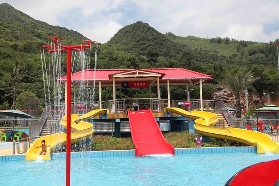 Customiazed caçoa a corrediça de água do divertimento para o equipamento do parque da água/do parque água da fibra de vidro