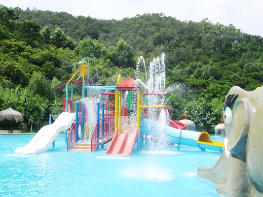 Casa galvanizada gigante de aço inoxidável da água do mergulho quente do campo de jogos do Aqua 304 para o parque do Aqua