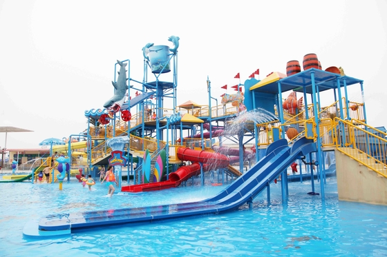 Fortaleza da água do divertimento com corrediça de água/Waterslide adultos das crianças