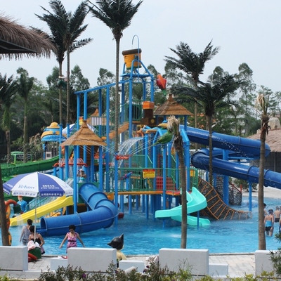 casa grande da água da fibra de vidro do campo de jogos do Aqua do tema da Pai-criança para o parque de diversões