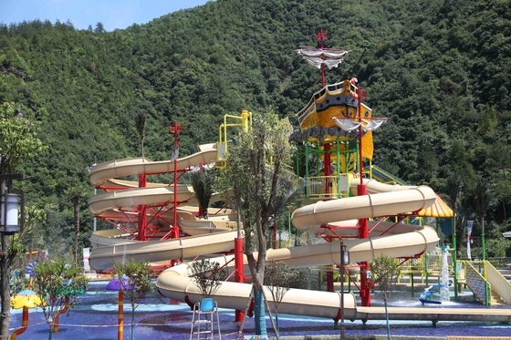 Equipamento gigantesco do parque de diversões do parque da água do campo de jogos do Aqua da casa da água