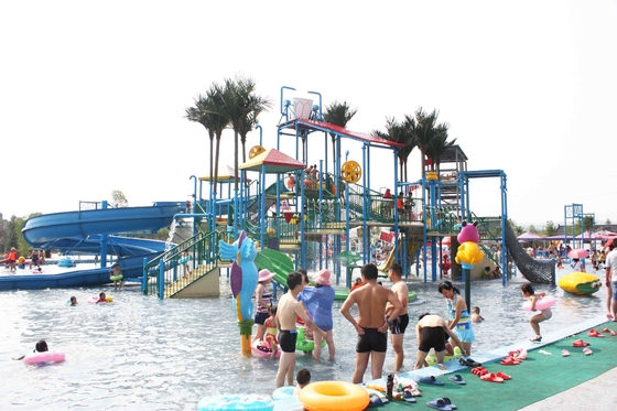 Corrediça de água exterior da fibra de vidro dos jogos do parque do campo de jogos do Aqua do verão para o parque temático