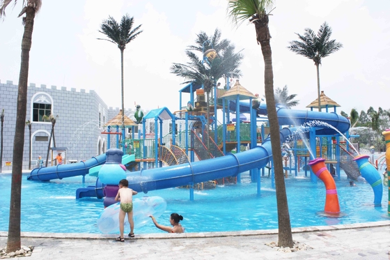 Equipamento Eco interativo do campo de jogos do Aqua da fibra de vidro - amigável para o parque da água