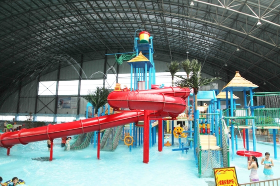 Os produtos interativos da fibra de vidro do equipamento do campo de jogos do Aqua da fibra de vidro/personalizaram produtos do parque da água