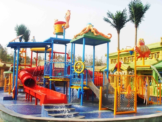 Campo de jogos da água de diversas crianças da fibra de vidro das pistas para a construção do parque da água