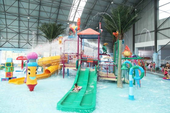 Campo de jogos da água das mini crianças personalizadas do equipamento do parque do Aqua com casa do Aqua