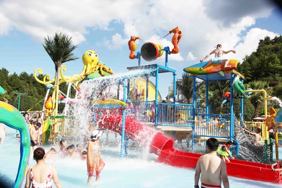 Molhe jogos para as crianças, mini parque da água com crianças deslizam (SW-SB)