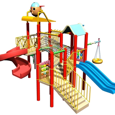 O equipamento do campo de jogos da água das crianças feitas sob encomenda, fibra de vidro do jogo do divertimento das crianças desliza para o parque da água