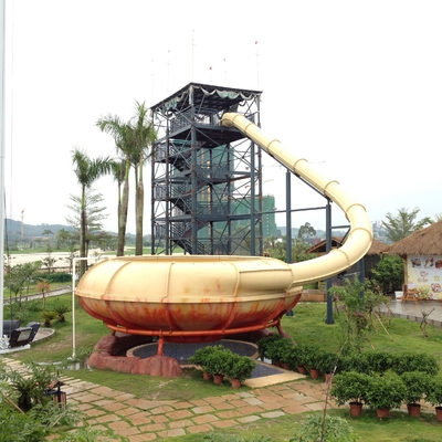 Corrediça da bacia do espaço do passeio da alegria/FRP + equipamento de aço inoxidável do jogo para escolas/parque da água