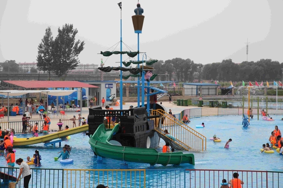 Navio de pirata personalizado da fibra de vidro/equipamento forte do parque da água do respingo do Aqua
