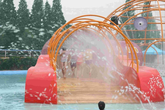 Jogo do Aqua do parque exterior da água do equipamento da fibra de vidro do labirinto do caranguejo do divertimento grande