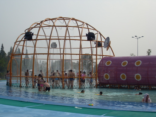 Jogo do Aqua do parque exterior da água do equipamento da fibra de vidro do labirinto do caranguejo do divertimento grande
