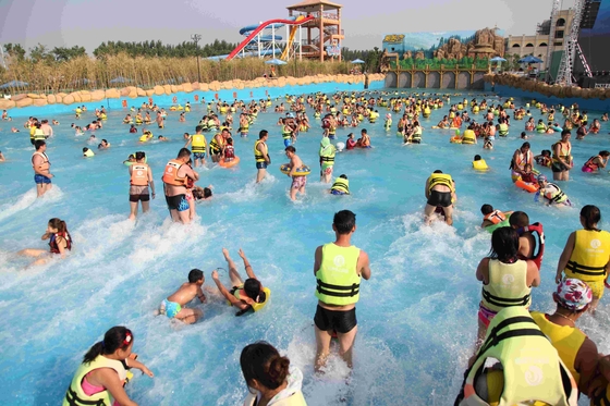 Associação da onda do parque da água do divertimento da família para crianças ou adultos/projeto parque da água