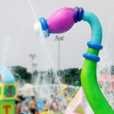 Jogo personalizado do Aqua do equipamento do parque do Aqua, fibra de vidro, ícone do pulverizador do girassol do PVC para o parque da água