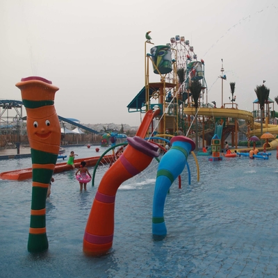 Equipamento personalizado do parque do Aqua do parque do pulverizador da caixa da carpa para o divertimento das crianças/crianças