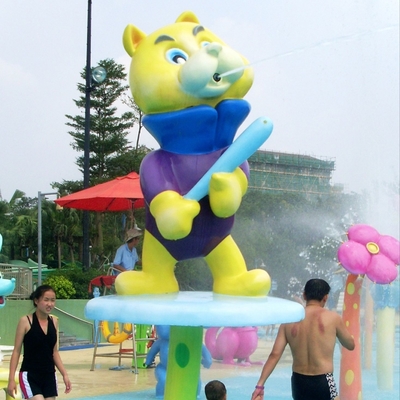 Equipamento engraçado personalizado do parque do pulverizador para crianças/crianças na piscina
