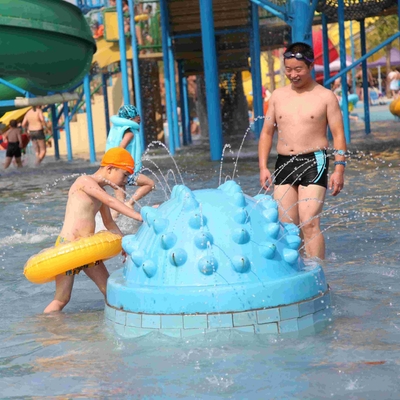 Campo de jogos dado forma ouriço da água do equipamento do parque do Aqua do pulverizador com chover