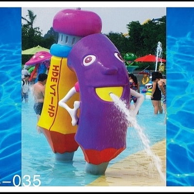 Pessoas da estrutura 3~5 do jogo do Aqua do pulverizador do equipamento do parque da água das crianças e dos adultos para o parque da água das crianças