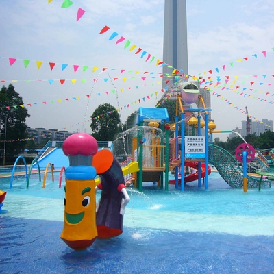 Pessoas da estrutura 3~5 do jogo do Aqua do pulverizador do equipamento do parque da água das crianças e dos adultos para o parque da água das crianças