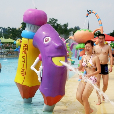 Pessoas da estrutura 3~5 do jogo do Aqua do pulverizador do equipamento do parque da água das crianças e dos adultos para o parque da água das crianças