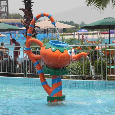 O jogo do Aqua do equipamento do campo de jogos da água caçoa o jogo da água com pulverizador do bule