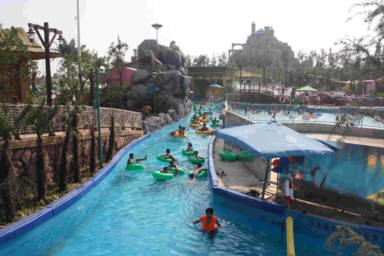 Equipamento preguiçoso da piscina do rio de FRP, equipamento do parque de diversões para crianças