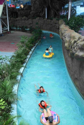 Parque da água do rio dos recursos de feriado/equipamento preguiçosos exteriores Waterpark da fibra de vidro personalizado