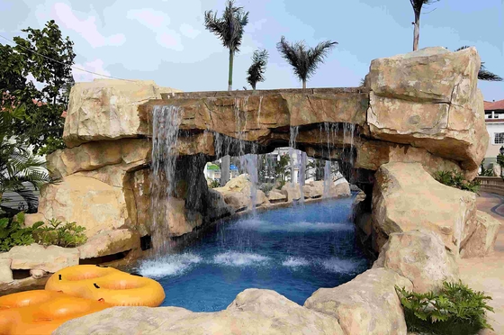 Parque preguiçoso da água do rio do equipamento da piscina para o parque gigante da água uma garantia do ano