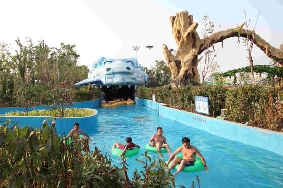 Equipamento comercial do parque da água da piscina preguiçosa gigante para a família