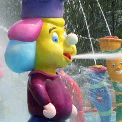 Jogo usado do Aqua do parque da água do pulverizador dos desenhos animados equipamento feito sob encomenda para o parque do Aqua das crianças
