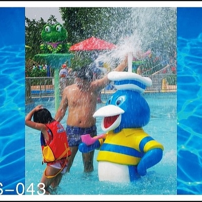 O jogo do Aqua do pulverizador do pato do equipamento do parque do pulverizador, água Sprayground estrutura o OEM