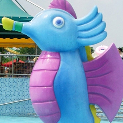 A fibra de vidro, PVC caçoa equipamentos de Waterpark da recreação, equipamento do parque do pulverizador do lápis