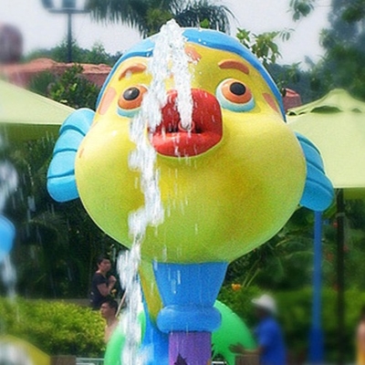 Jogo pequeno da água do elefante do pulverizador, estrutura do jogo das fontes do Aqua, equipamento do parque do pulverizador