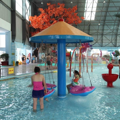 Equipamento do parque do Aqua, recreação da família do jogo da água que chove o campo de jogos da água do cogumelo