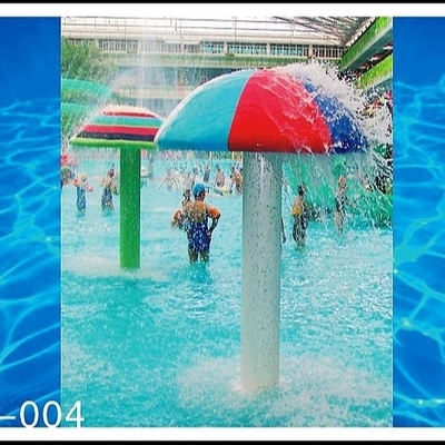Fibra de vidro personalizada, equipamento do parque do Aqua do cogumelo do pulverizador do PVC para 3 - 5 pessoas
