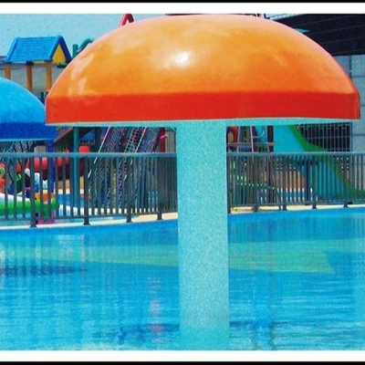 Fibra de vidro personalizada, equipamento do parque do Aqua do cogumelo do pulverizador do PVC para 3 - 5 pessoas