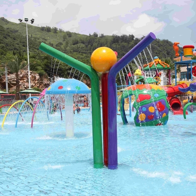 Jogo personalizado do Aqua da coluna da cor de água do ícone do pulverizador, equipamento do parque do Aqua para adultos das crianças