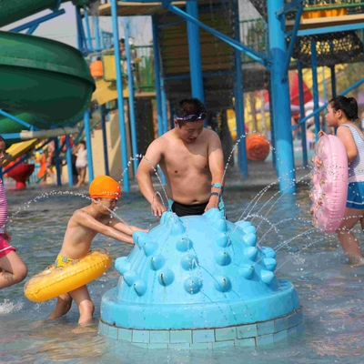 Divertimento do jogo do Aqua do pulverizador do ouriço do equipamento do campo de jogos da água da fibra de vidro para crianças