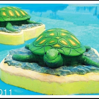 Campo de jogos feito sob encomenda da água do jogo do Aqua da tartaruga da água, equipamento do parque do pulverizador para o parque da água da criança